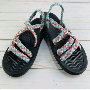 1-15 Megnya sandals orthotic arch support rubber braided 11 NEW walking